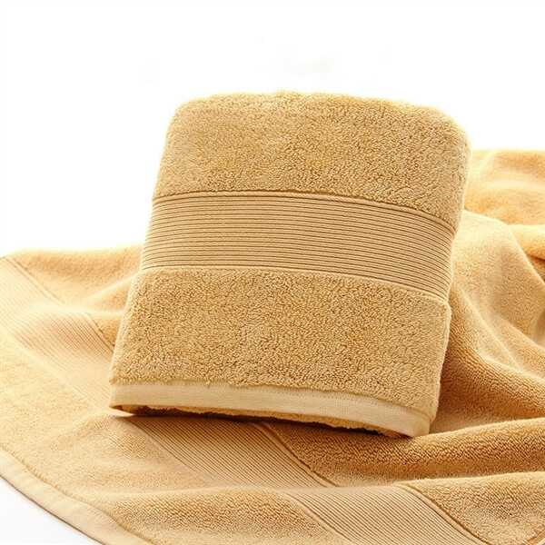 缎档浴巾