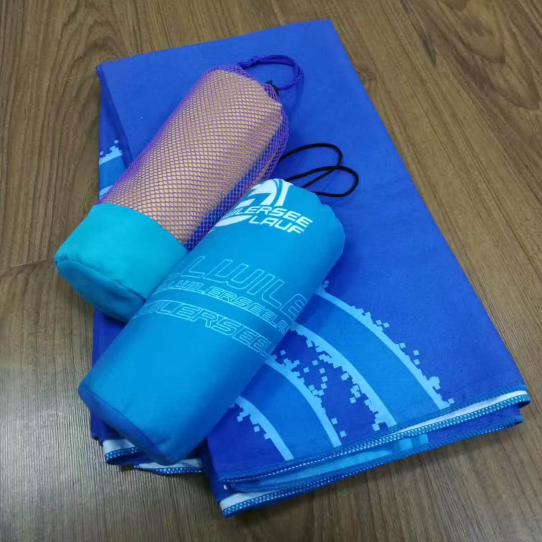 Printed Suede Microfiber Towel