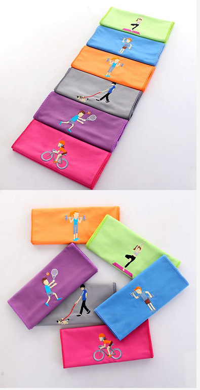 Suede Sport Towels